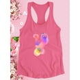 thumbnail image 3 of Mom Child Watercolor Art Racerback Tank Women -Image by Shutterstock, Female x-Small, 3 of 4