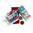 thumbnail image 3 of Serafina Home Winter Christmas Kitchen Towels Set: Snowman and Penguin with Candy Canes Gumdrops Holiday Mints (Snow Friends), 3 of 5