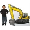 Construction Excavator Cardboard Stand Up (Almost 4 Feet Tall)
