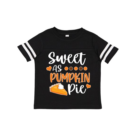 Inktastic Thanksgiving Sweet as Pumpkin Pie Boys or Girls Toddler T-Shirt