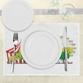 thumbnail image 3 of Ambesonne Colorful Place Mats Set of 4, Circus Carnival Scene, Standard Size, Multicolor, 3 of 6