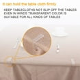 thumbnail image 5 of WUXIAB Transparent Clear Tablecloth Clips,Plastic Table Cloth Clips，Windproof Table Cover Holder Clamps，Table Cloth Holder for Christmas Home Wedding Party Indoor Outdoor Camping Picnic S, 5 of 7