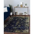 thumbnail image 1 of Unique Loom 3141607 2 ft. 2 in. x 3 ft. Casino Sofia Rectangular Rug, Navy Blue, 1 of 4