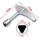 thumbnail image 2 of Llave triangular Laklulu, servicio de utilidad, llave de gas, ascensor eléctrico, llavero con cerradura, 2 of 5