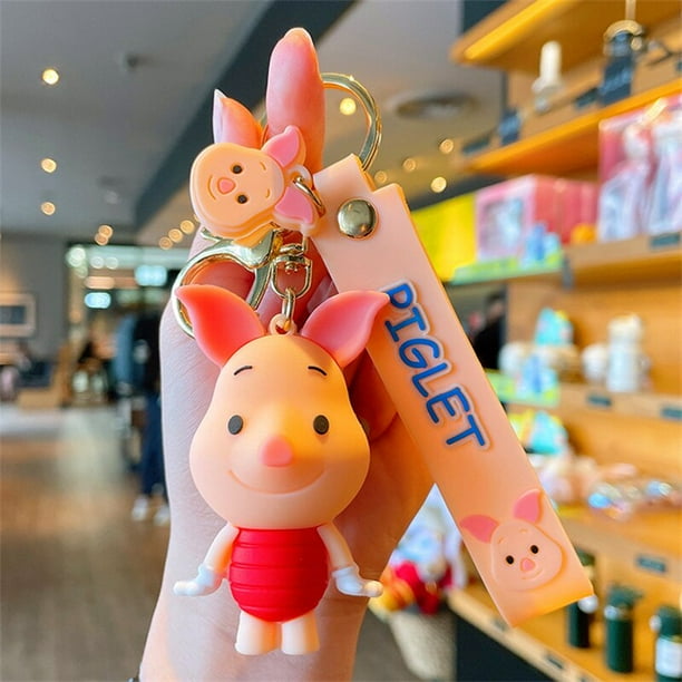Anime Cartoon Disney Stitch Keychain Lilo & Stitch Cute Doll Keyring Fashion Couple Bag Ornament Key Chain Car Pendant Toys GiftChina Gong Bohan LED