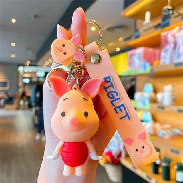 Anime Kawaii Disney Keychains Bulk Wholesale Cartoon Mickey Mouse Minnie Figure Keychain Donald Duck Model Kid Toys Kids GiftChina Gong Bohan LED