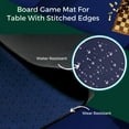 thumbnail image 6 of Feltectors Board Game Mat, Table Cover for Mahjong, Poker, Playing Cards, Tile Games, Dominoes 72 x 30 inch - Blue, 6 of 9