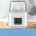 thumbnail image 6 of OhhGo Baby Bottle Warmer, 8-in-1 Fast Milk Warmer with Timer Breastmilk and Formula Baby Food Heater, LCD Display Accurate Temperature Adjustment, Baby Food Jars with Remote Fits 4 Bottles, Gray, 6 of 10