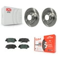 thumbnail image 1 of Transit Auto Rear Disc Brake Rotors and Semi-Metallic Pads Kit for Car Hyundai Elantra Venue Kia Soul K8S-102724, 1 of 11