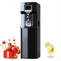 IKT Water Dispenser with Ice Maker Bottom Load,18lbs Ice Daily Capacity,5 Gallon,for Home/Office, Black (No Hot Water)