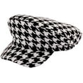 thumbnail image 7 of CoCopeaunts Beret Hats for Women Autumn Winter Hat Lattice Flat Top Men Wide Brim Newsboy Cap Female Keep Warm Military Cap, 7 of 7