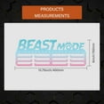 thumbnail image 2 of Beast Mode Medal Holder Display Hanger Rack Frame for Sport Race Metal Medal Hanger for Running Gymnastics Soccer Basketball Competitions 15.75x7Inches Gradient Color, 2 of 6