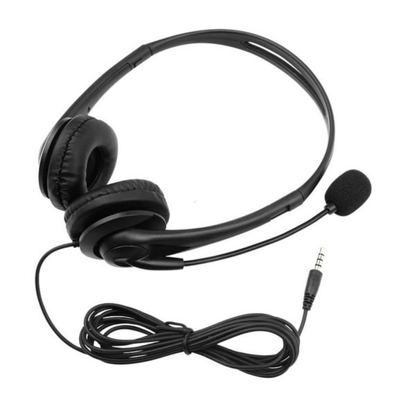 Necvior Corded Headphones Computer Laptop Headsets with 3.5mm Auditory Plug Lightweighted for Music Study and Calls