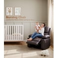 thumbnail image 5 of 22” Extra-Large Recliner Chair with Heat and Massage, 360° Manual Swivel Lazy Recliner for Adults, 5 of 9