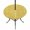 Yellow White2, variant on Round Outdoor Tablecloth with Umbrella Hole and Zipper, Dark Blue Botanical Tablecloth with Elastic Waterproof, Vintage Floral Plants Branch Patio Table Covers for 45" - 54" Picnic Pool Tables