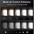thumbnail image 2 of Lámparas De Escritorio Mesa De Buró Led 5 Modos Para Lectura Modelo Negro, 2 of 4