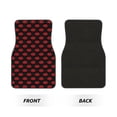 thumbnail image 2 of Wukai Red Beautiful Lips Front Car Floor Mats Four-Piece Set Front & Rear Universal Car Floor Mats for SUVs, Trucks, Sedans, 2 of 7