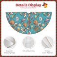 thumbnail image 3 of Fotbe Cute Conch Pattern Christmas Tree Skirt, Tree Skirts Plush Christmas Decorations, Christmas Tree Skirts Xmas Decorations Holiday Party Decor-48", 3 of 6