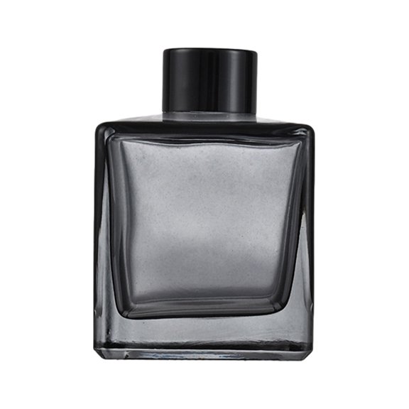 Ambientador Cateissary para El dormitorio Botellas cuadradas de vidrio aromaterapia 200 ml gris humo