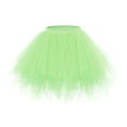 thumbnail image 2 of Women Candy Color Multicolor Skirt Support Puff Petticoat Colorful Small Short Skirt Vacation Holiday Female Dailywear, 2 of 5