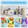 thumbnail image 5 of PICASSO-TILES 40PCS Nano Magnetic Tiles Travel Size Mini Portable Building Blocks Playset with Storage Case, STEM Educational Toy for Kids, 5 of 9