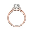 thumbnail image 2 of 0.65 Ct Designer Emerald Cut Solitaire Genuine Diamond Wedding Ring for Girls Solid 14K Rose Gold Size 7 by Diamond-Capitals, 2 of 6