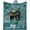 NO34, variant on Football Blanket Gifts for Men 50" X 60", City Football Lovers Fan Gifts Gear Merch Sports Fan Throw Blankets for Sofa Bed Bedroom Living Room Royal Purple Metallic Gold