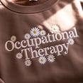 thumbnail image 2 of Occupational Therapy Embroidered Sweatshirt, Daisy OT Embroidery Shirt, Therapist Graduate Gifts, 2 of 5