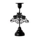 thumbnail image 1 of Candelabro cónico de hierro negro, mesa central, decoración de mesa, decorativa para dormitorio, ligera 55x175 cm, 1 of 9