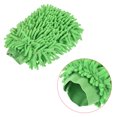 thumbnail image 5 of Uxcell Large Double-Side Microfiber Soft Chenille Dusting Mitten Dark Blue Green 2in1 Set, 5 of 5