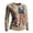 Khaki, variant on MEICHEN Patriotic American Flag Shirts for Women Fashion Casual Long Sleeved Celebrates 250th Anniversary USA Shirts Tops