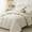 Beige, variant on King Size Comforter Set - 7 Pieces Bed in a Bag King, Complete Bedding Sets Bed Set for All Season with Comforter, Flat Sheets, Fitted Sheet, Pillowcases & Shams Dark Grey