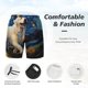 thumbnail image 3 of Fotbe Vintage Starry Sky Labrador A Traje de Baño para Hombre – Shorts de Natación de Secado Rápido con Forro y Bolsillos-XX-Large, 3 of 6