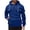 Blue, variant on Kctiaxy Men Hoodies Casual Fleece Hoodies PulLover Sweatshirts for Women Men Long Sleeve Solid Color Tops with Pockets