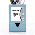 thumbnail image 1 of British Sports Badnton Art Deco Fashion Desk Supplies Organizer Pen Holder Card, 1 of 3