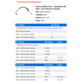 thumbnail image 2 of Front Left Brake Hose - Compatible with 2004 - 2012 Chevy Colorado 2005 2006 2007 2008 2009 2010 2011, 2 of 2