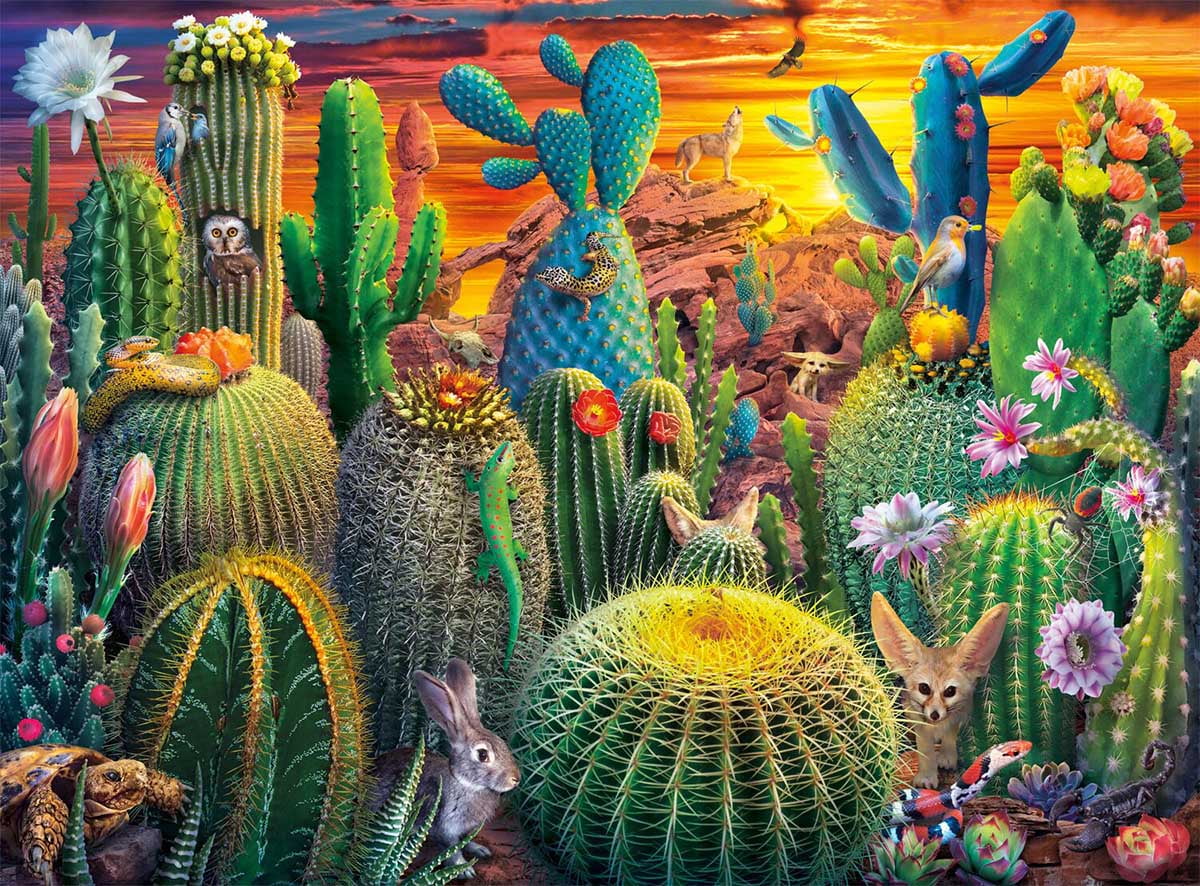 Vivid desert color 1000 piece jigsaw puzzle Clearance
