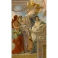 thumbnail image 2 of Paul-Jacques-Aimé Baudry 16x24 Gold Ornate Framed and Double Matted Museum Art Print Titled - Study for an Architectural Decoration (1860s), 2 of 4