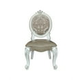 thumbnail image 2 of ACME Versailles  Side Chair  in PU & Bone White Finsih, 2 of 5