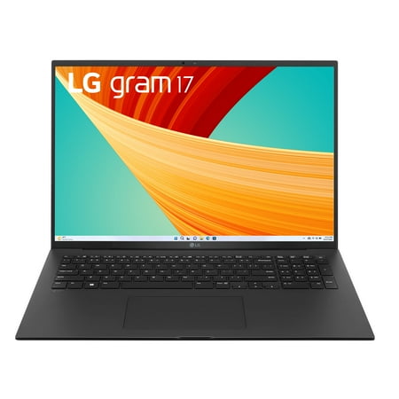 LG gram 17" Lightweight Laptop, Intel 13th Gen Core i7 Evo Platform, Windows 11 Home, NVIDIA RTX3050 4GB GPU, 16GB RAM, 1TB SSD, Black