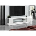 thumbnail image 4 of MONARCH - TV STAND - HIGH GLOSSY WHITE WITH TEMPERED GLASS - FOR TV'S UP TO 60"L, 4 of 4