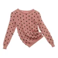 thumbnail image 1 of Suéter Básico Niña Bordado Tipo Lunares Cuello Redondo Moda, 1 of 3