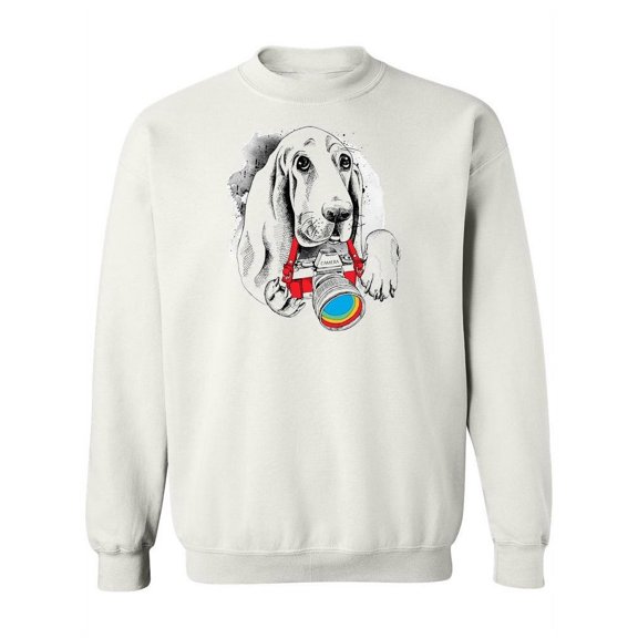 Dog With Color Camera Sweatshirt Women -Image by Shutterstock, Female Large