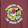 thumbnail image 3 of Disney - Teamwork Group - Women's Lightweight French Terry Long Sleeve Shirt, 3 of 5
