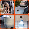 thumbnail image 4 of Duety 2/3Pcs Suction Cup Hooks Strong Vacuum Car Side Tarp Suction Cup with 4/6 Hooks Durable Camping Bathroom Suction Cup Maximum Load 70kg for Indoor Outdoor Kitchen Bathroom, 4 of 7