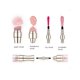thumbnail image 2 of Mini 4 in 1 Makeup Brushes Set,Makeup Sponge,Blush Blending,Eyeshadow,Eyebrow&Liner Lip Face Foundation All-in-One Brushes Travel Makeup Brushes Broch, 2 of 4