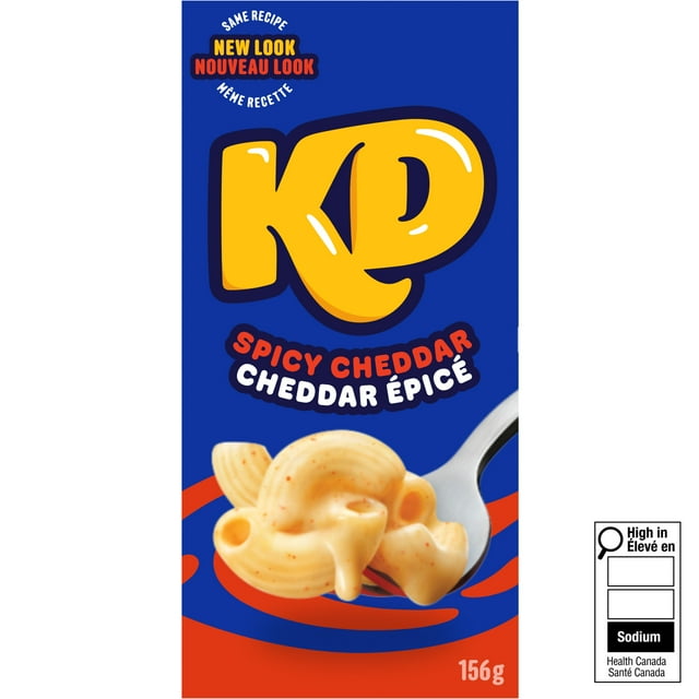 Kraft Dinner Spicy Cheddar Macaroni & Cheese, 156 g Box