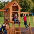 Backyard Discovery Parkway Wooden Swing Set