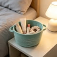 thumbnail image 4 of Weaving Storage Basket Desktop Storage Basket Toys Cosmetics Jewelry Storage Basket Small Basket Organizing Basket Rope Basket, 4 of 6