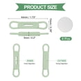 thumbnail image 2 of Uxcell 12 Pcs Soporte Magnético para Lápiz, Soporte de Lápiz Flexible de Silicona Ajustable con 6 Hojas de Metal para Refrigerador, Pizarras, Escritorio, Clipboard, Verde, 2 of 7